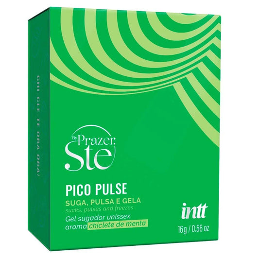 Pico Pulse Chiclete de menta Gel Suga Vibra Pulsa 16G Intt