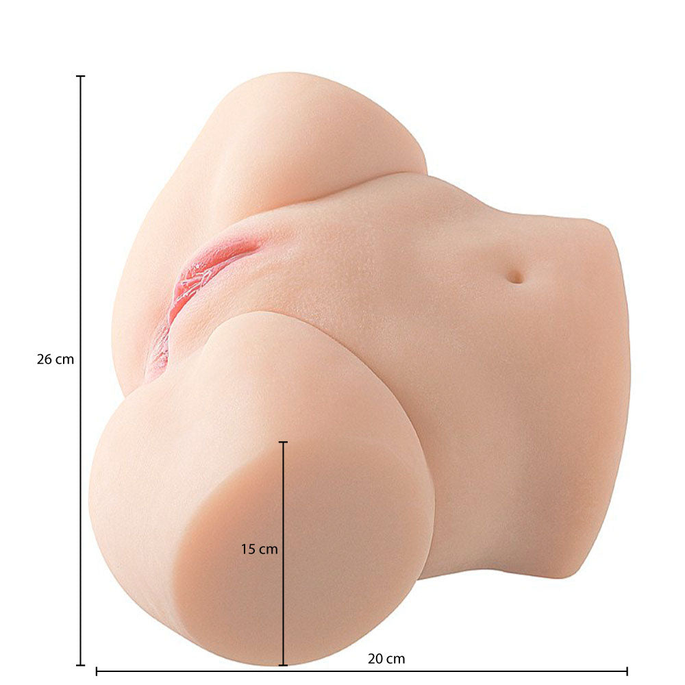 Masturbador Masculino - Bunda com Vagina e Ânus em Cyberskin