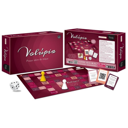 Jogo de TABULEIRO para casal VOLÚPIA diversão ao cubo