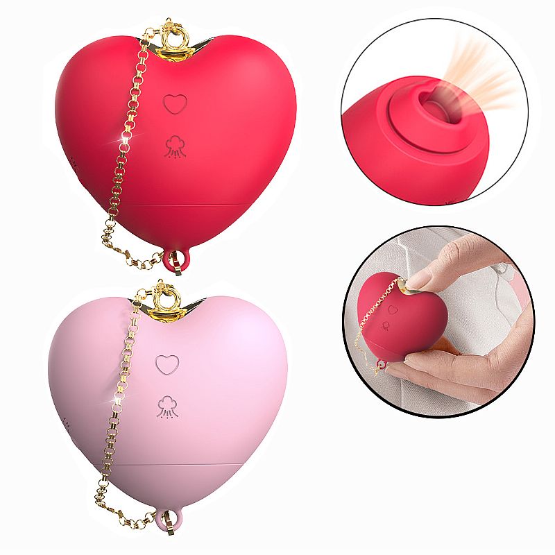 Vibrador de Clitóris com Sucção Formato de Coração Cupid s Heart