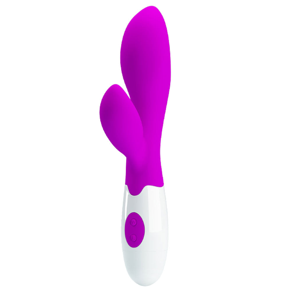 Vibrador Duplo Estimulador clitoriano 20 x 3,5 cm - Pretty Love Newman