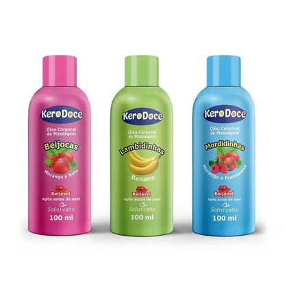ÓLEO CORPORAL DE MASSAGEM KERO DOCE 100ML SOFISTICATTO
