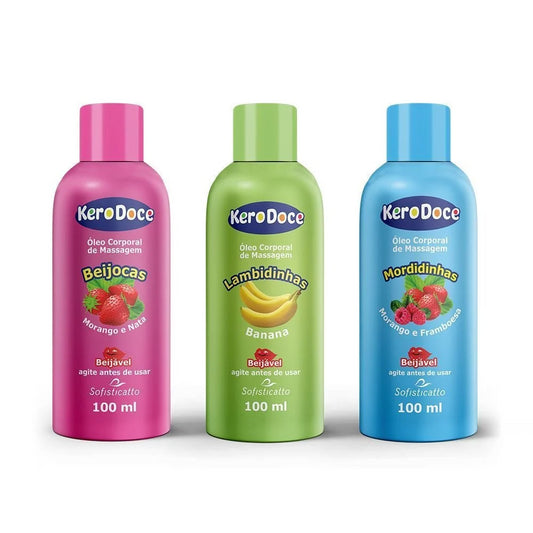 ÓLEO CORPORAL DE MASSAGEM KERO DOCE 100ML SOFISTICATTO