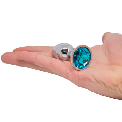 Plug Anal Prata Jóia em Aço Inoxidável Cores Variadas