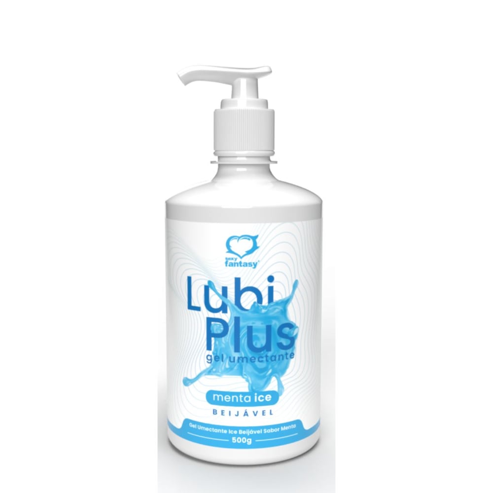 Lubrificante Lubi Plus Ice Sabor Menta 500g - Sexy Fantasy