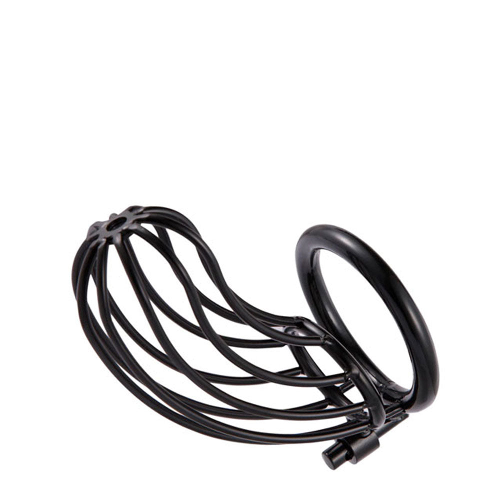 Cinto de Castidade Curvado Vazado com Anel e Cadeado