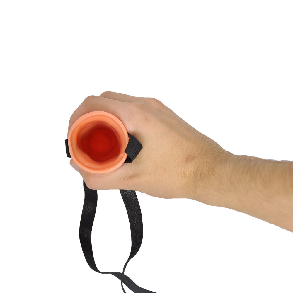 Capa Peniana com Cinta em Silicone Rígido 18 x 4 cm