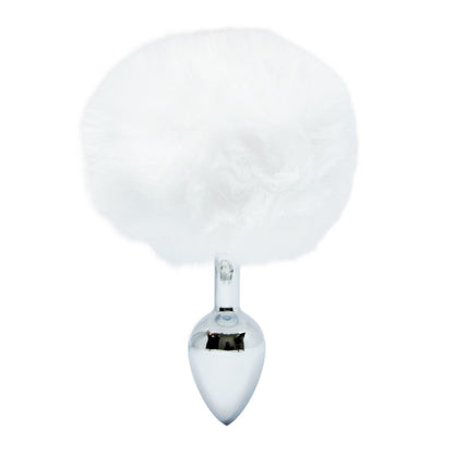 Plug Anal em Metal com Pompom - P