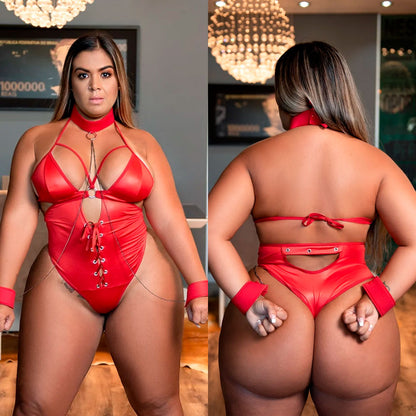 Body Sensual em Cirrê com Algemas