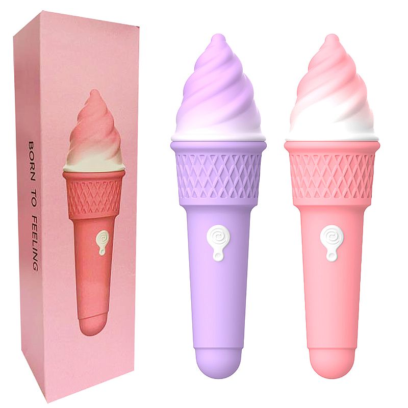 Vibrador de Clitóris - Formato de Sorvete - SI
