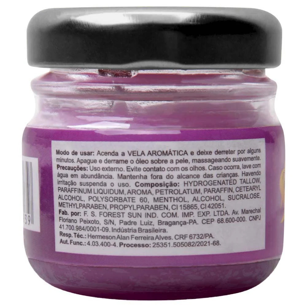 Vela Aromática Massagem Beijável 25g For Sexy