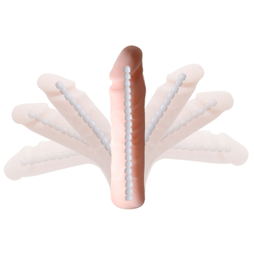 Cinta em Elastano com Pênis Articulável em Cyberskin Ultra Passionate Harness 22 cm x 4,5 cm