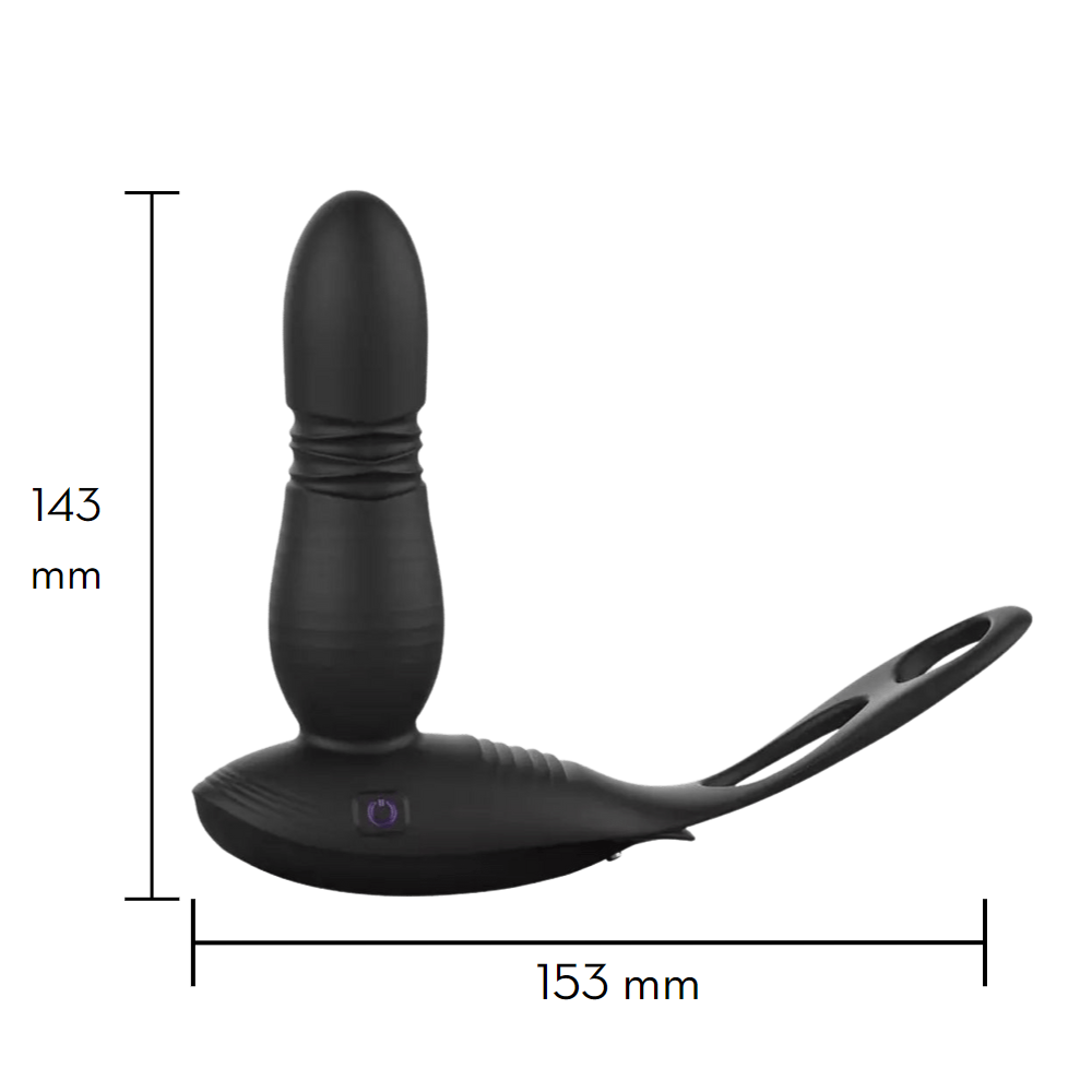 Massageador de próstata por vibro com controle remoto