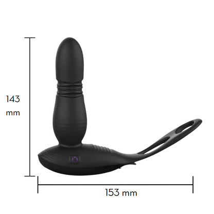 Massageador de próstata por vibro com controle remoto