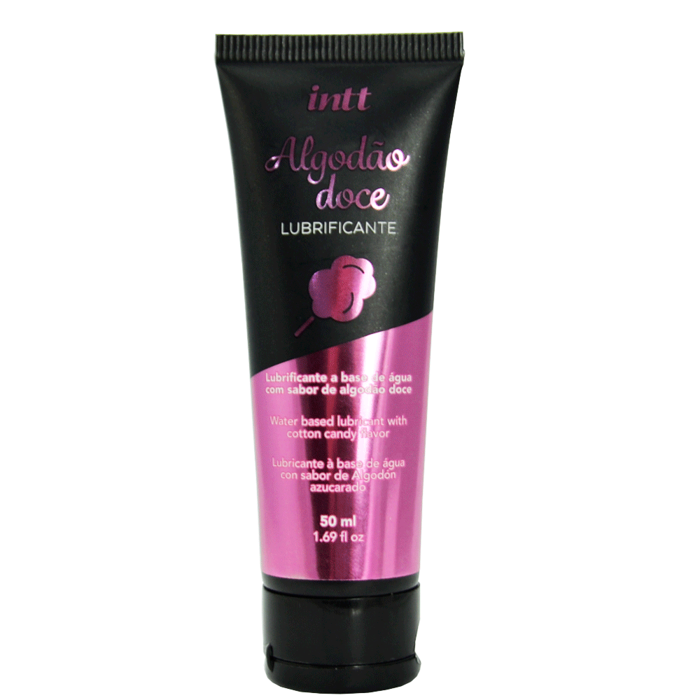 Lubrificante corporal com aroma de algodão doce 50ml