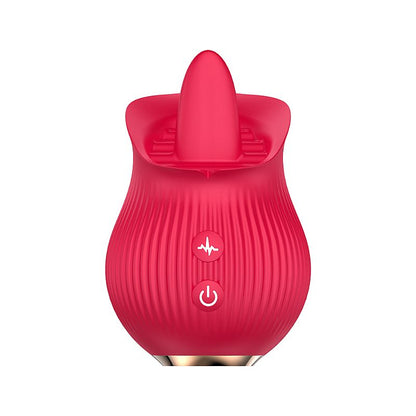 Rosa Estimuladora de Clitóris com Língua Tongue