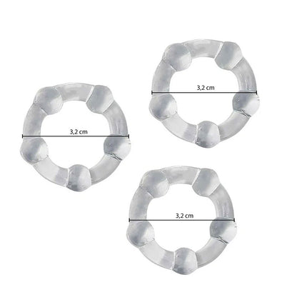 Anel Peniano - Kit com 3 Unidades