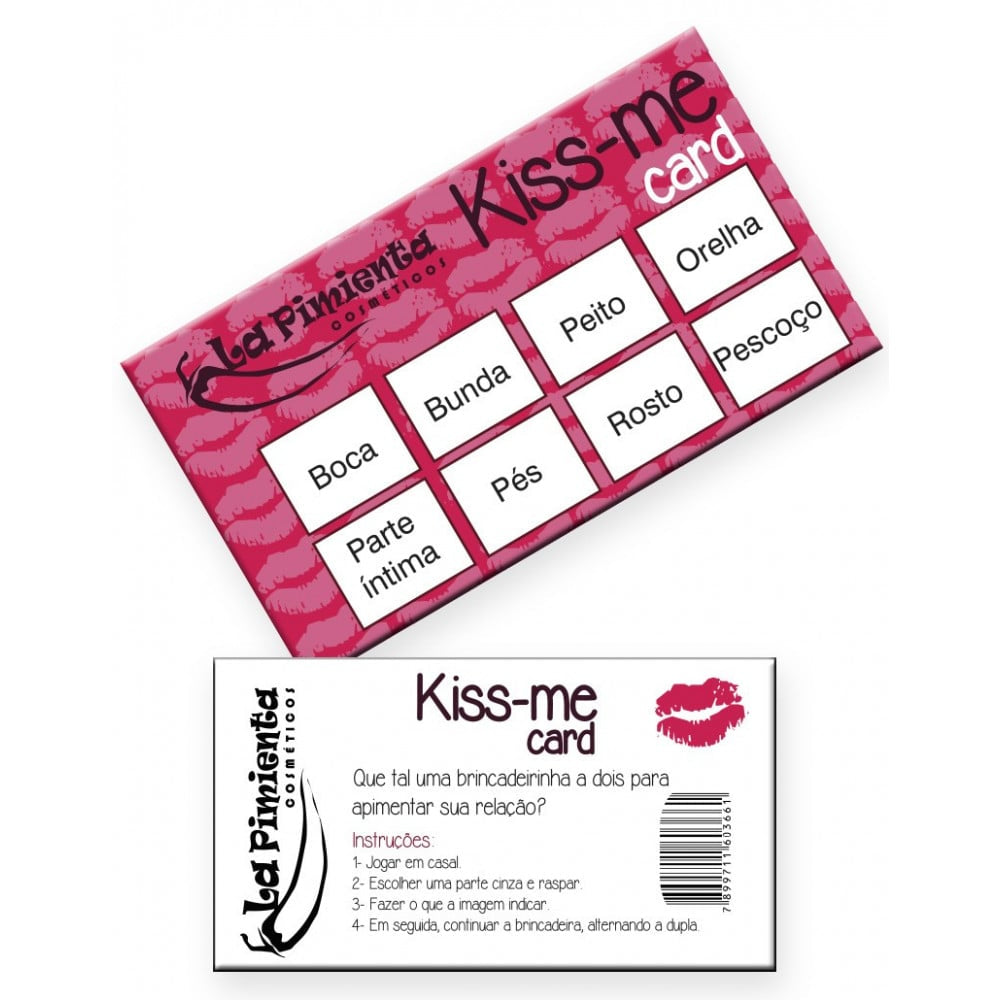 Raspadinha Kiss Me Card