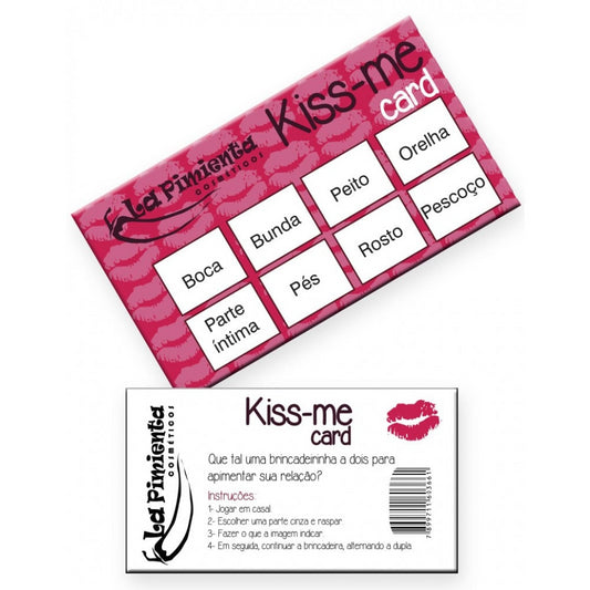 Raspadinha Kiss Me Card