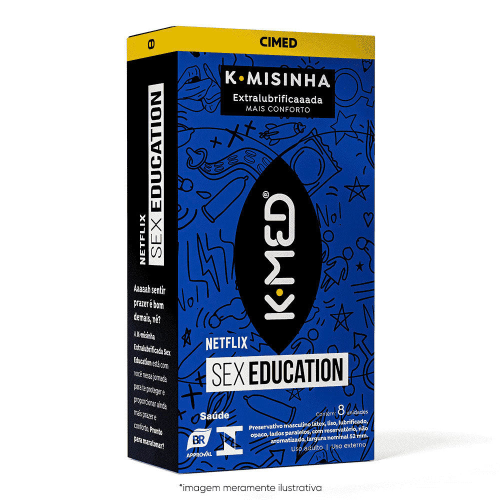 Preservativos K-Misinha Extralubrificaaada K-Med Sex Education
