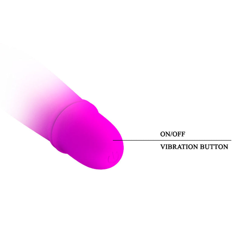 Vibrador Slim Coelho Boyce 12,5 cm x 2,5 cm - Coleção Pretty Love
