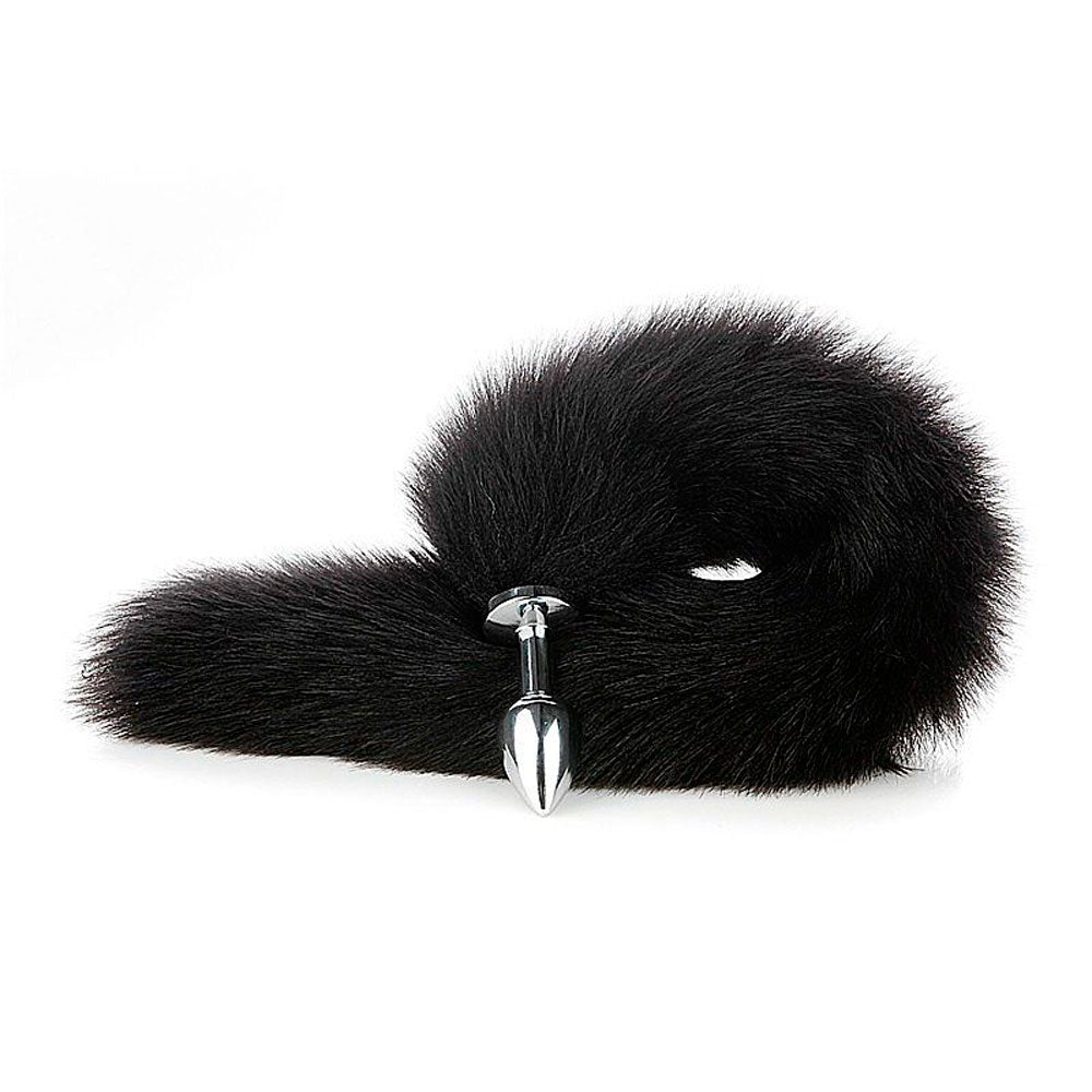 Kit Sado - Plug de Rabo e Tiara de Orelhas - 4 Acessórios