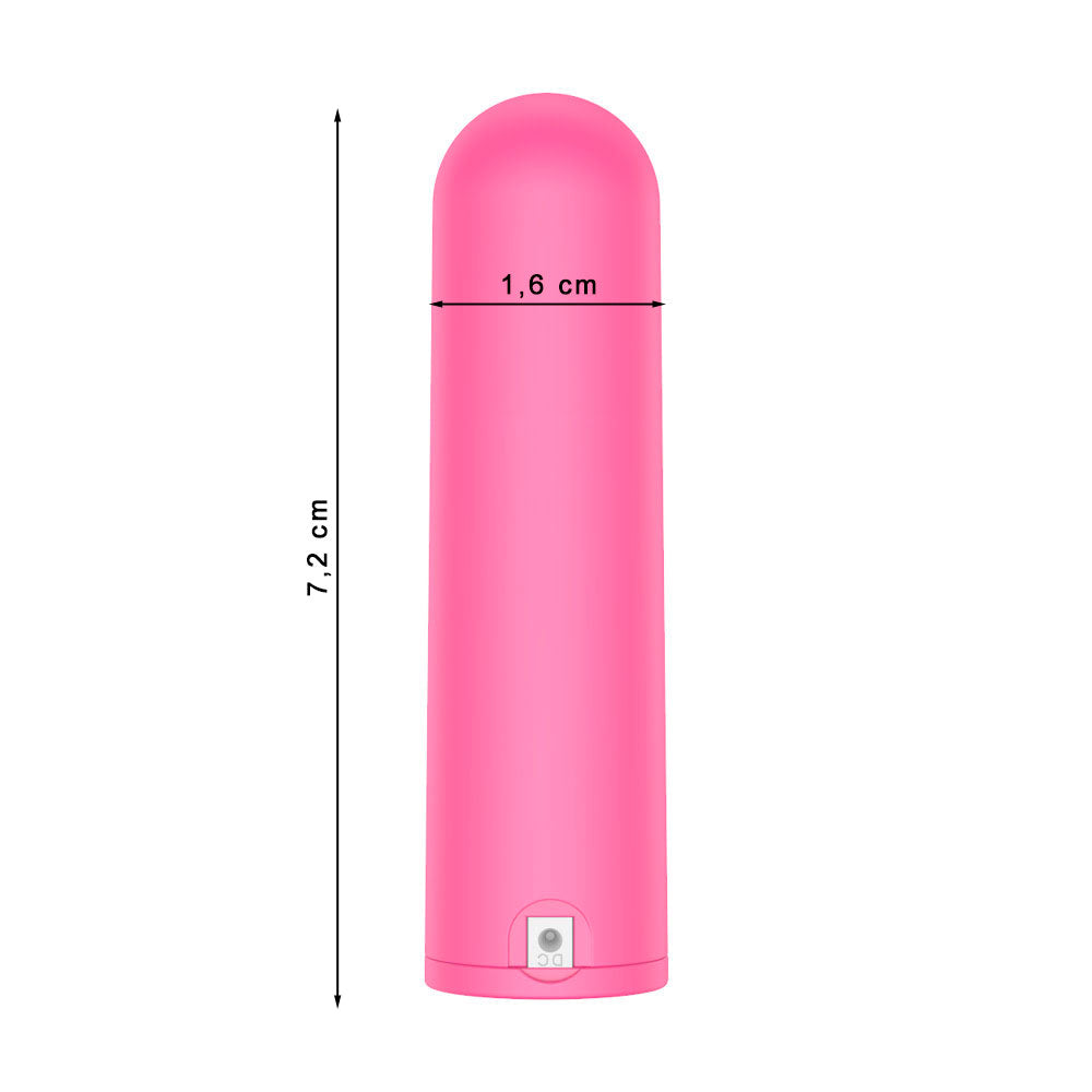 Vibrador Bullet Recarregável com 10 modos de Vibração - Power Bullet