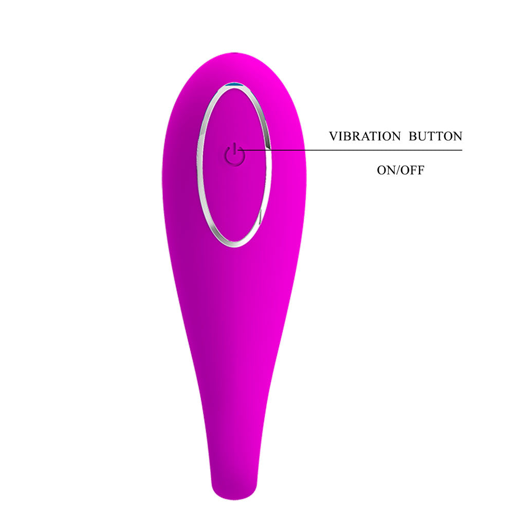 Vibrador Duplo para Casal Pretty Love August 9,5 cm x 2,7 cm