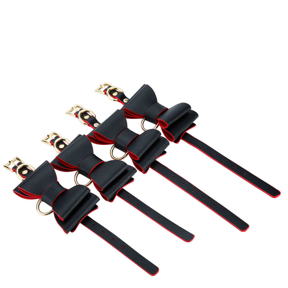 Kit Sado Bondage Premium com Detalhes em Laço Borboleta