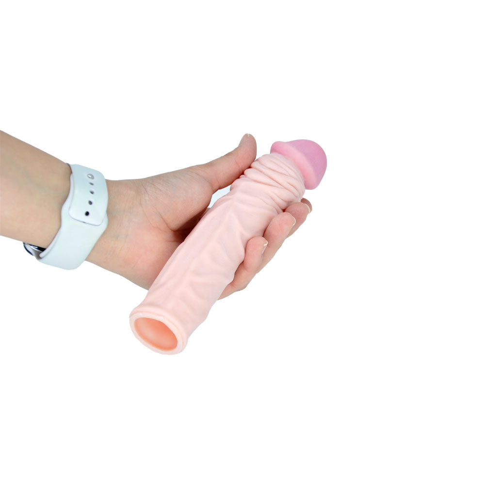Capa Peniana com Extensor de 5 cm Pleasure X-Tender 19,5 cm x 4 cm