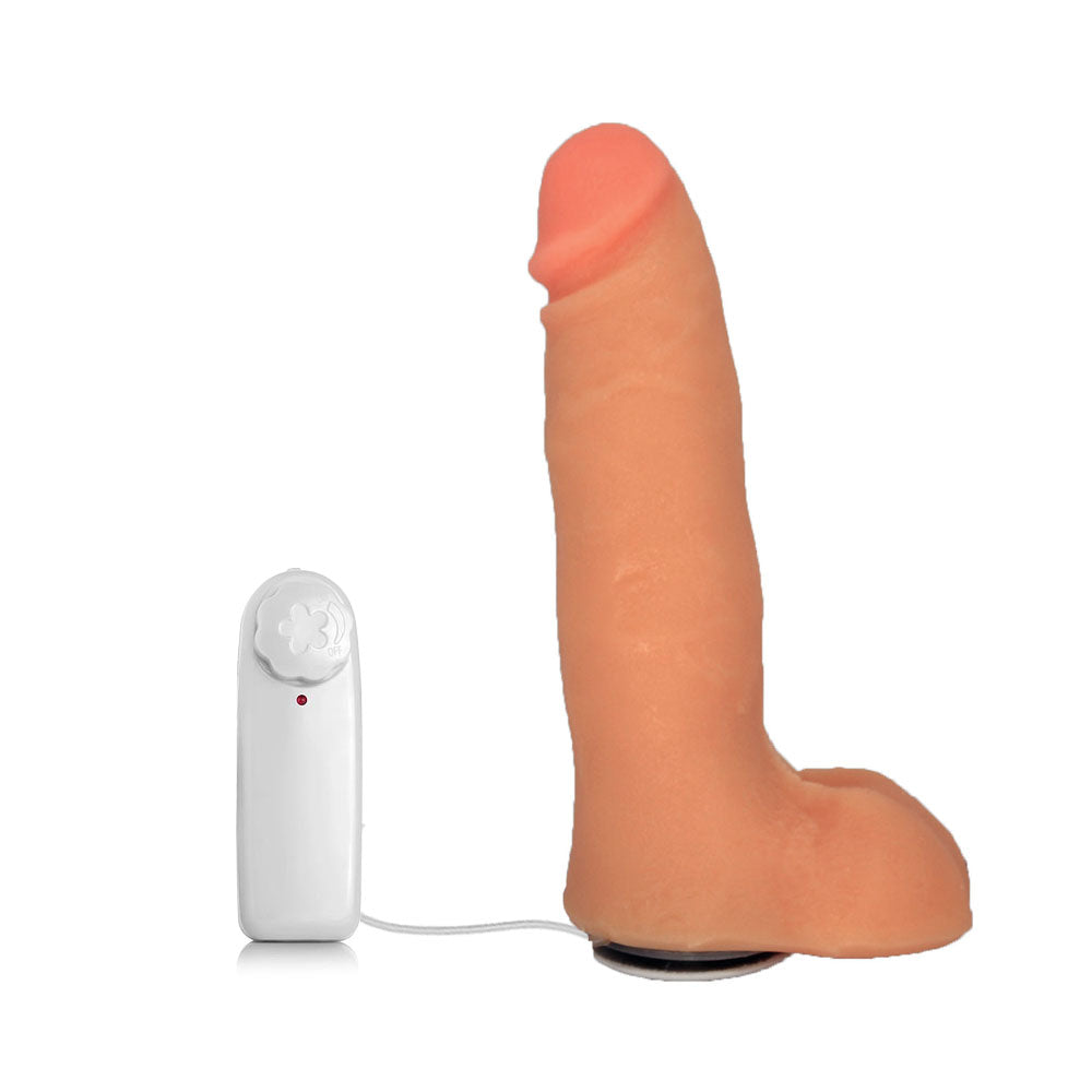 Cinta Peniana com Pênis Gostosão em Cyberskin com Vibro 16 cm x 4 cm
