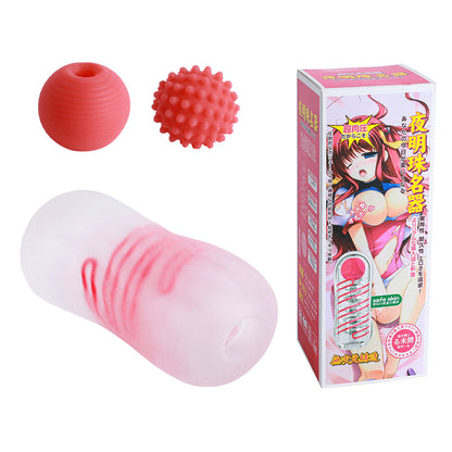 Masturbador Masculino em Silicone Macio Translúcido