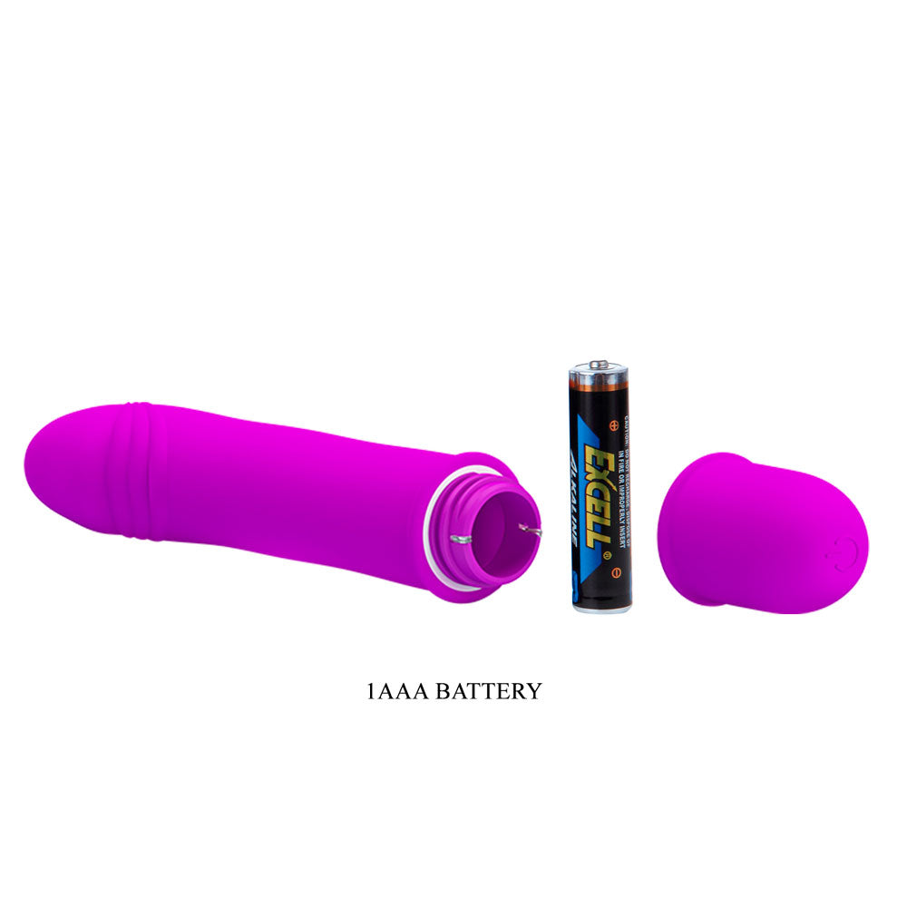 Vibrador em Silicone Formato de Glande na Ponta com 10 Modos de Vibração - PRETTY LOVE BECK 