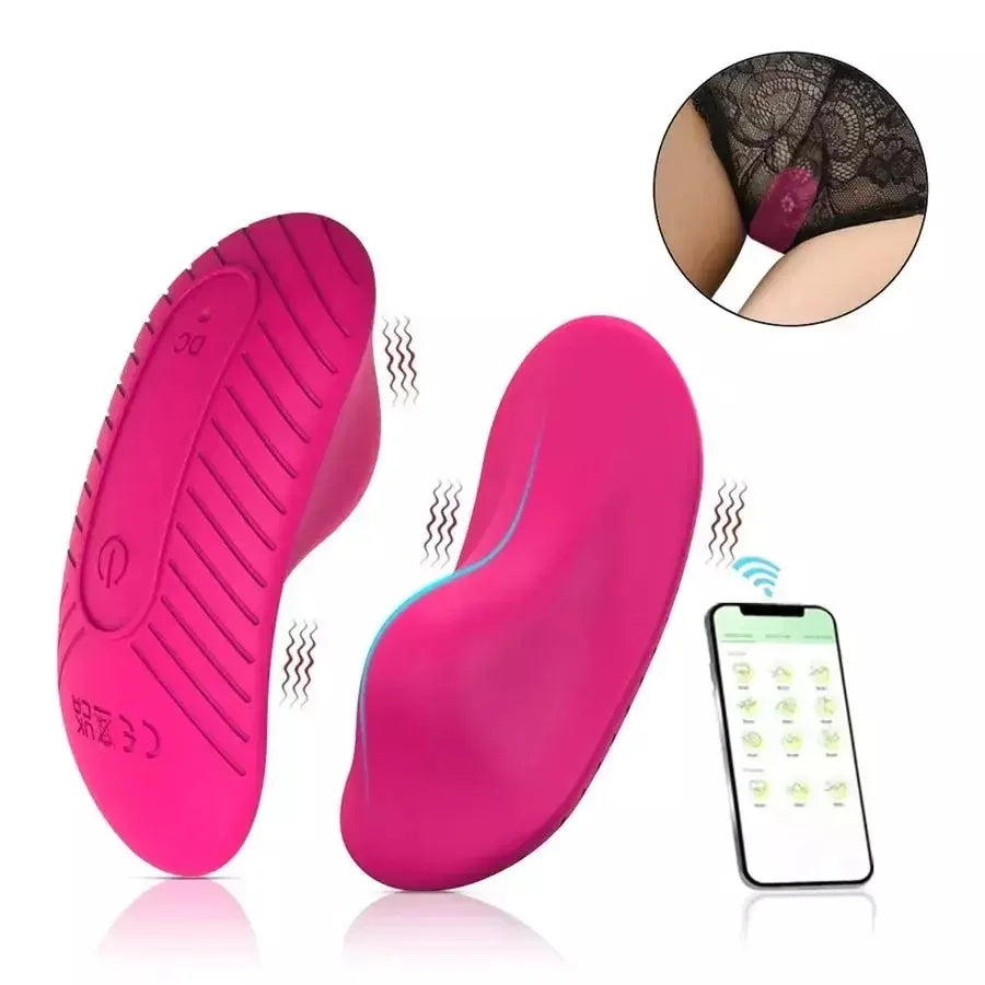 Vibrador Estimulador de Calcinha com Controle por Aplicativo