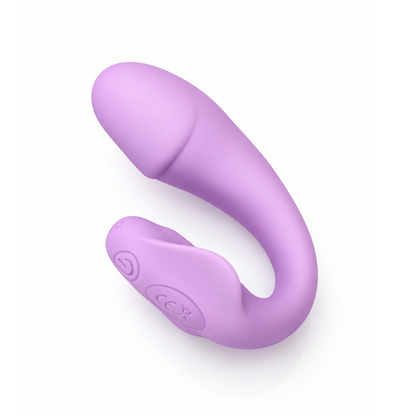 Vibrador de Casal em Formato de Glande Controle por Aplicativo