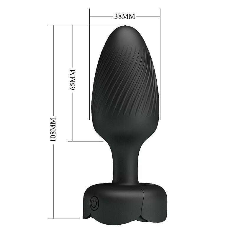 Plug Anal com Vibro / Luz de Led - Varian