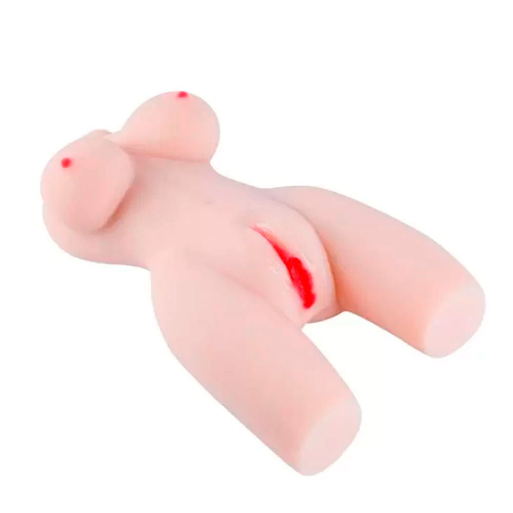 Masturbador Meio Corpo Feminino com Seios, Ânus e Vagina