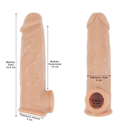 Capa Peniana Extensora com Anel para Escroto