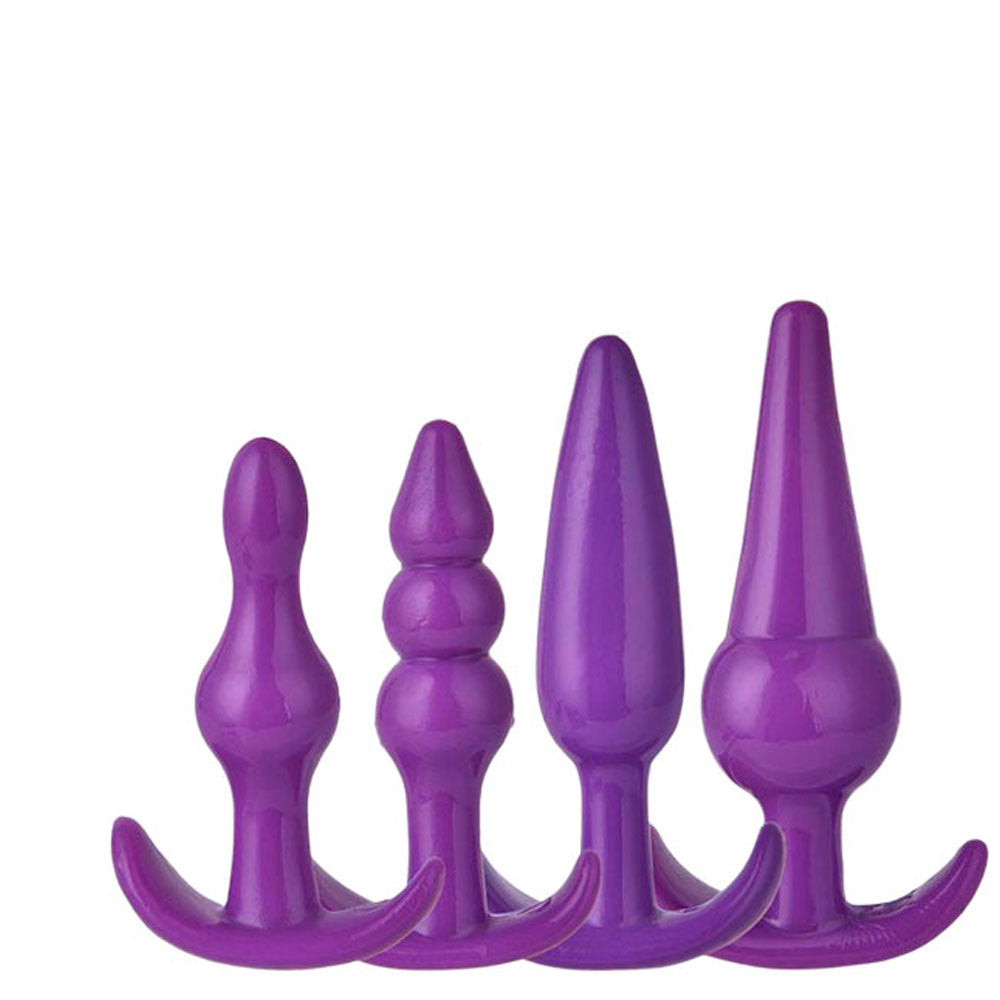 Kit com 4 Plug Anais com Alça Texturas - Good Vibes Toys