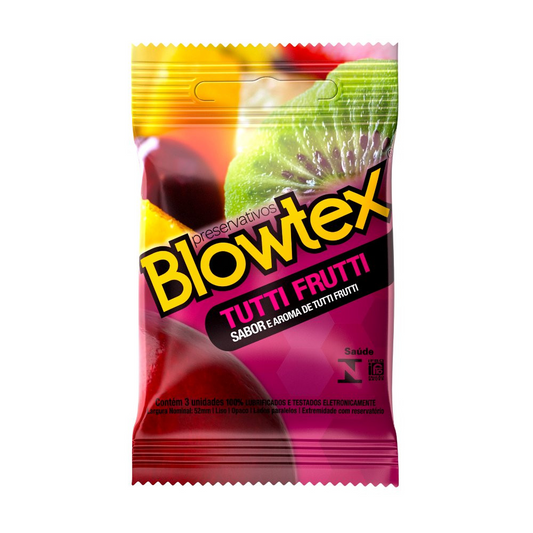 Preservativo Tutti Fruti 3 Unidades - Blowtex