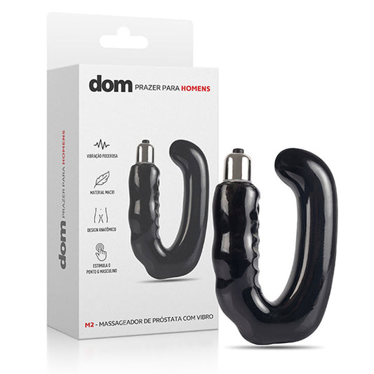 Massageador de Próstata com Vibro - Dom M2