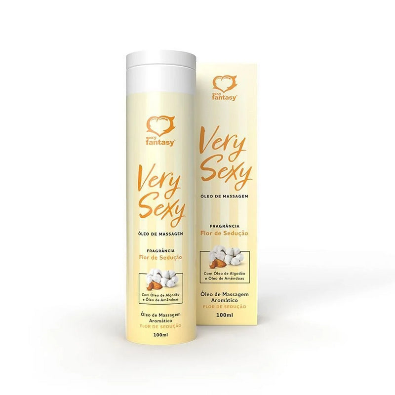 VERY SEXY ÓLEO DE MASSAGEM FLOR DE SEDUÇÃO 100ML SEXY FANTASY