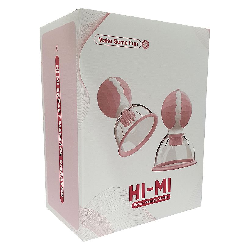 Kit - 2 Estimuladores de Mamilo com Rotação / Sucção para seios Manual - SI