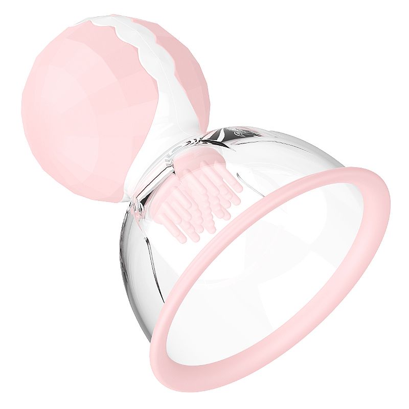 Kit - 2 Estimuladores de Mamilo com Rotação / Sucção para seios Manual - SI