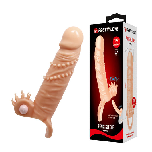 Capa Peniana com Anel e Vibrador - Connor - Pretty Love