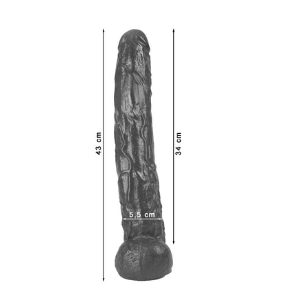 Prótese em Silicone Intruder Tamanho Gigante com Ventosa 43 cm x 5,5 cm