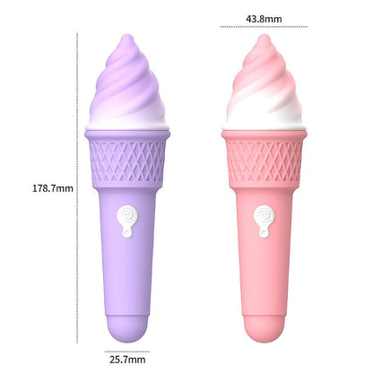 Vibrador de Clitóris - Formato de Sorvete - SI