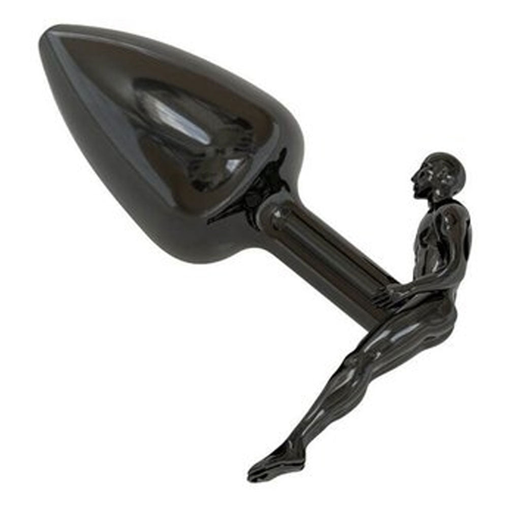 Plug Anal Man Slim Black de Metal 8,19 cm x 3 cm