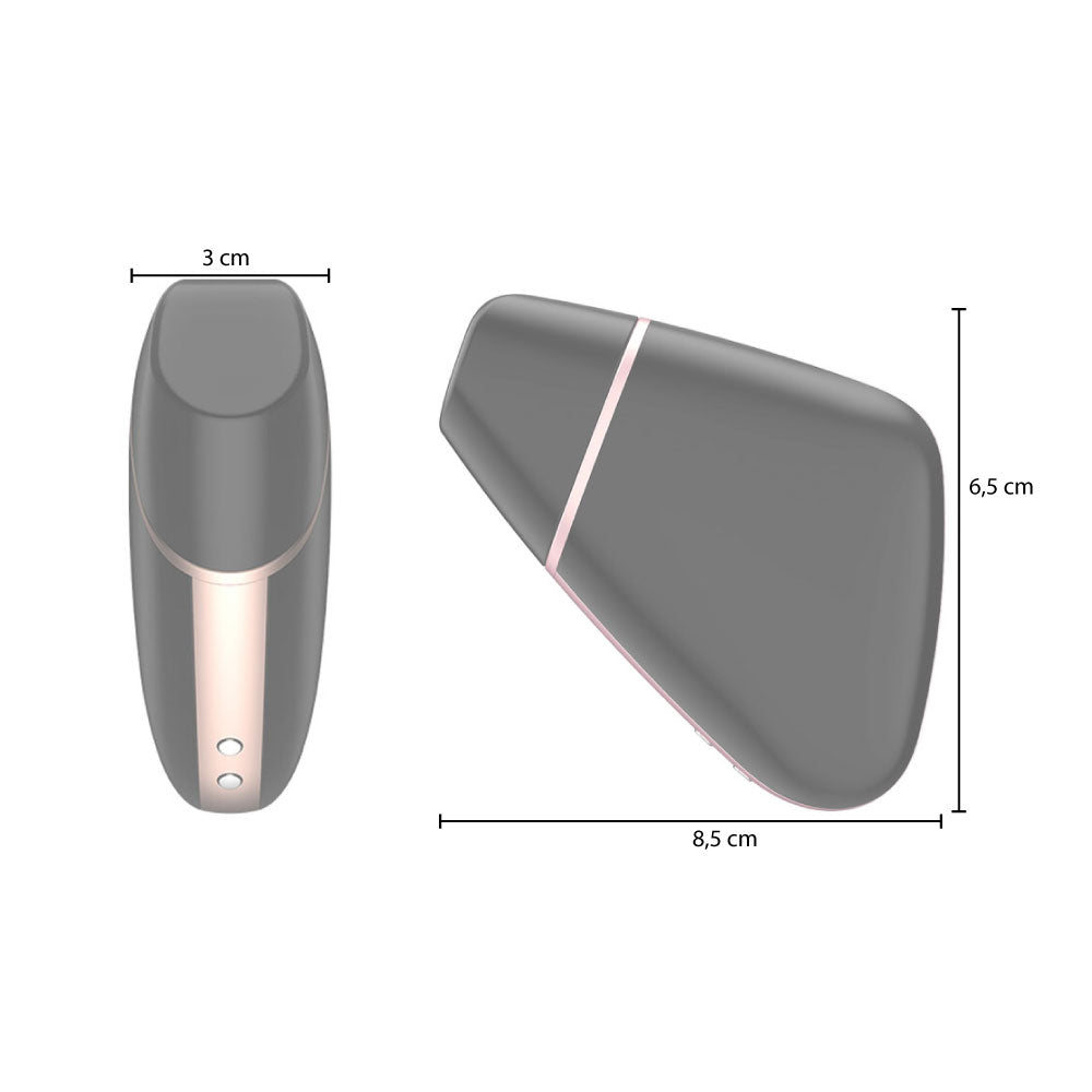 Vibrador Estimulador de Clitóris Com Sucção - Satisfyer Love Triangle