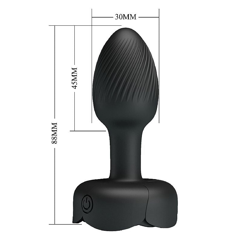 Plug Anal com Vibro / Luz de Led - Olman